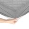 Luxury Mattress Pad with Breathable Polyester Cover and Deep Pocket Fit, Grey